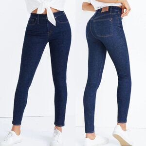 MADEWELL Curvy High Rise Skinny Jeans Dark Wash High Waisted High Waist 27 CURVY